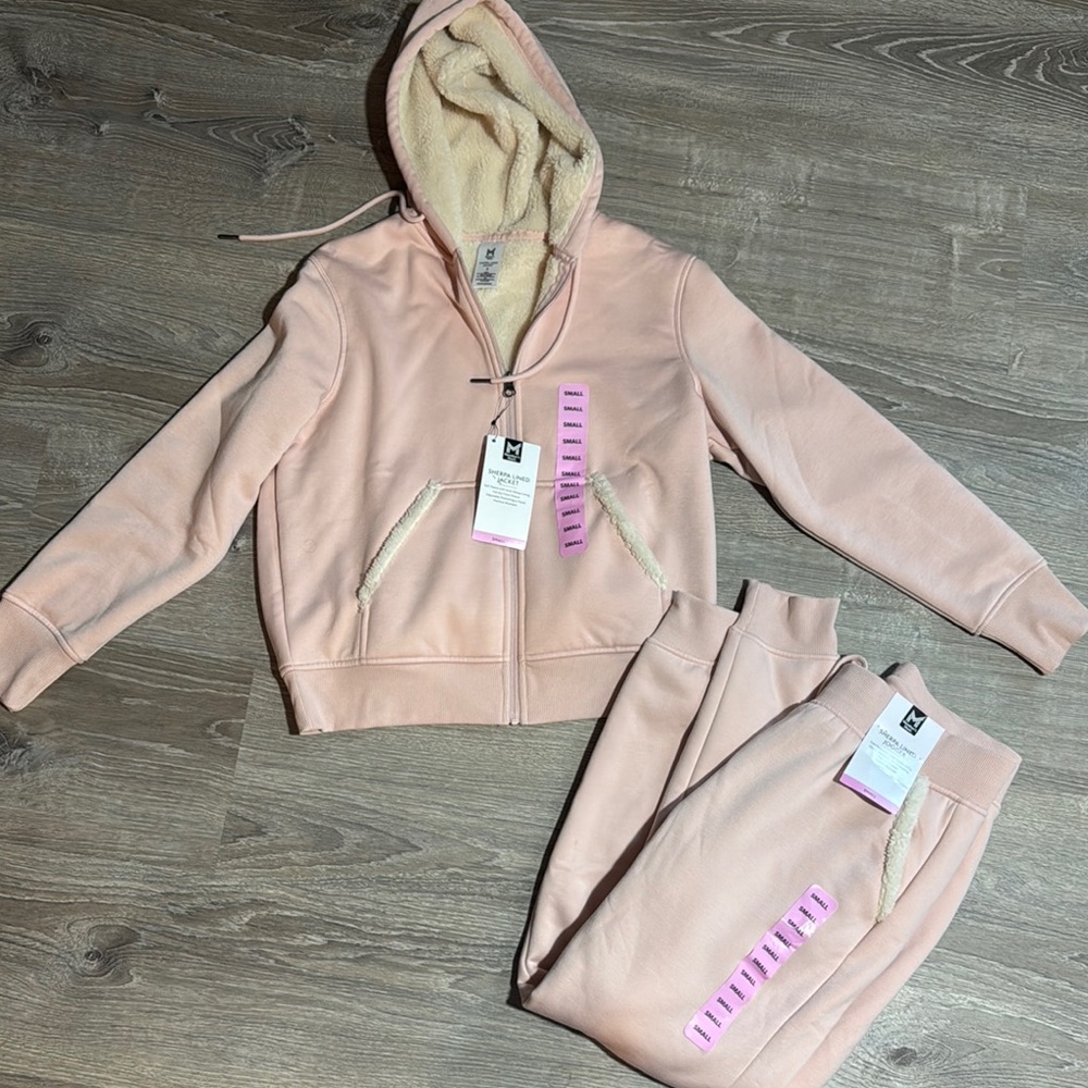 Pink Jacket and Pants Set